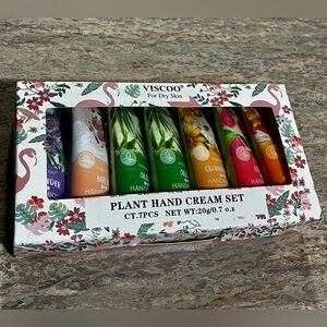 NIB Viscoo 7-Piece Plant Hand Cream Set